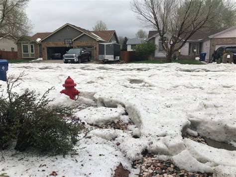 Photos: Severe weather, hail across Colorado