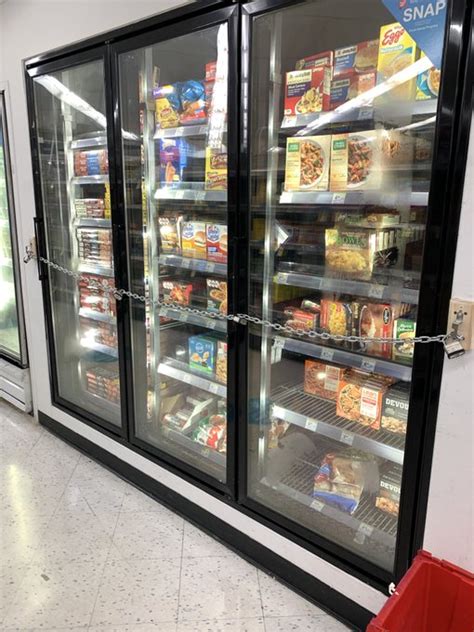 Photos show freezer section chained shut at San Francisco Walgreens