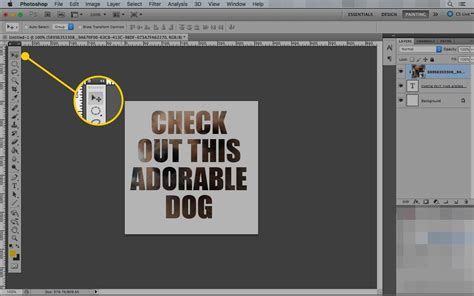 Photoshop Fill Text With Image Without Rendering Text