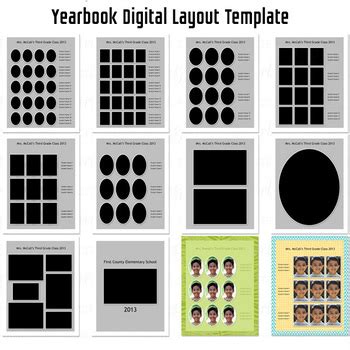 Photoshop Yearbook Template
