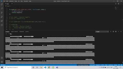 Php Node Js Read File Deffrent Result Stack Overflow