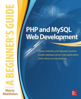Php and mysql web development a beginner s guide beginner. - Whirlpool quiet wash plus 940 series manual.