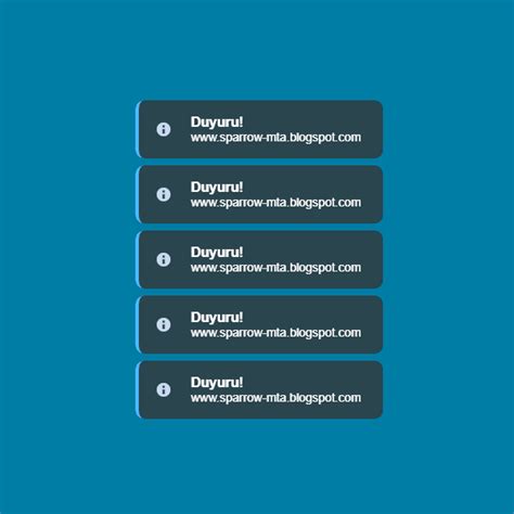 Php duyuru scripti
