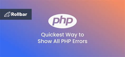 Php show warnings