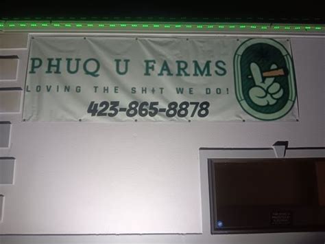 Phuq u farms. Specialties: Large variety of vape gear and hemp products products for everyone from newbies to veterans. A chilled atmosphere where everyone is welcome. Come visit Blue Whale! Established in 2015. We started the original Blue Whale Vapor in Southaven, Ms. spring of 2015. My family later moved to East Tennessee in 2016 and opened up Blue Whale Vapor of pigeon forge and have been serving the ... 