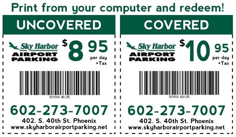 Parking Coupon Up to $1.50 off Per day! ... PreFlight Airport Parking near Phoenix Sky Harbor International Airport (PHX) 44 North 44th Street Phoenix, AZ 85034. 