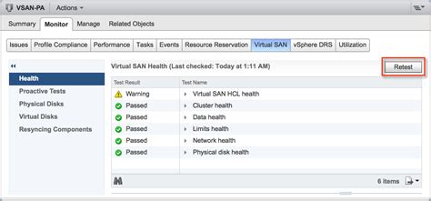 Physical Disk Health - Operation Health (2108691) - VMware