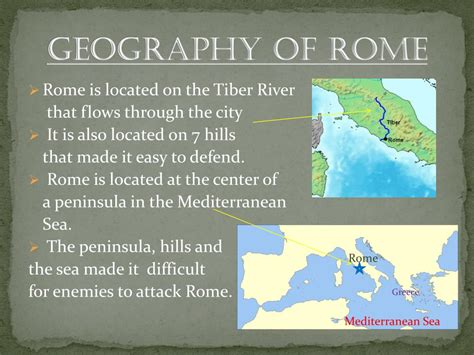 Physical Geography and Power in Ancient Rome Answer Key