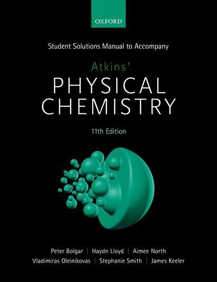Physical chemistry student solutions manual peter atkins. - La oveja negra / the black sheep.