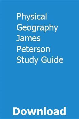 Physical geography james peterson study guide. - Maytag neptune top load washer manual.