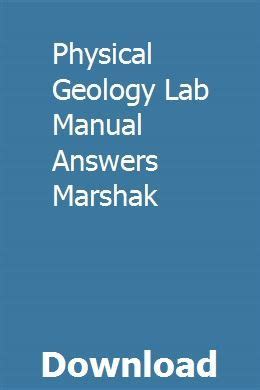 Physical geology lab manual answers marshak. - Jurisprudencia penal de la corte suprema.