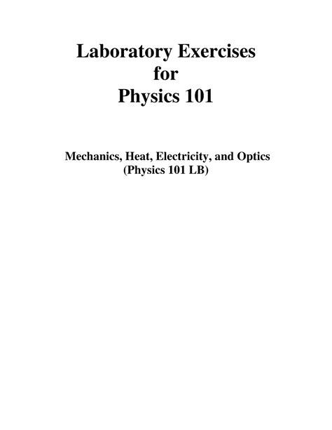 Physical science 101 lab manual answers. - 00105 15 introduction to construction drawings trainee guide.