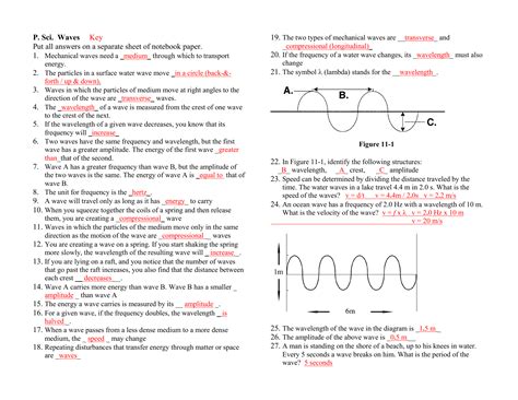 Physical science waves study guide with answers. - The handbook of computational linguistics and natural language processing.