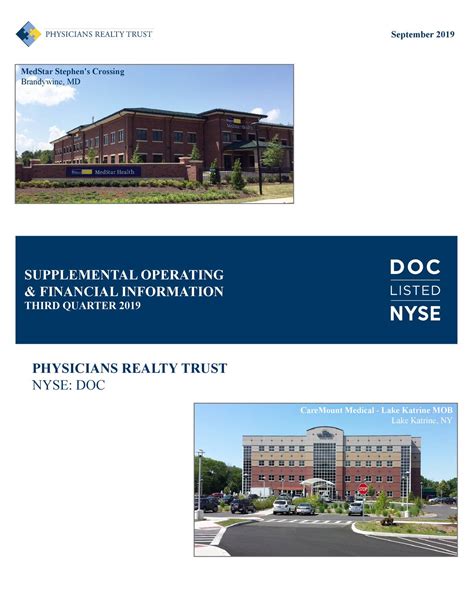 Physicians Realty Trust: Q3 Earnings Snapshot
