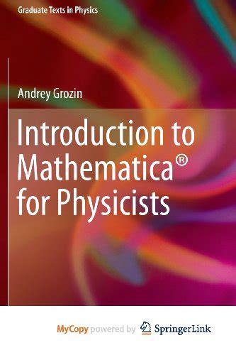 Physicists guide to mathematica instructors solution. - The science of getting rich action plan.
