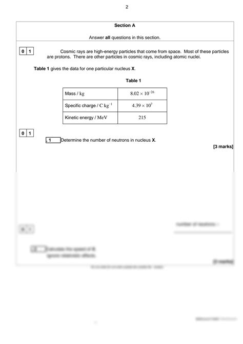 Physics 2021 paper 1.  You are expected to use a calculator where appropriate.  Answer ...