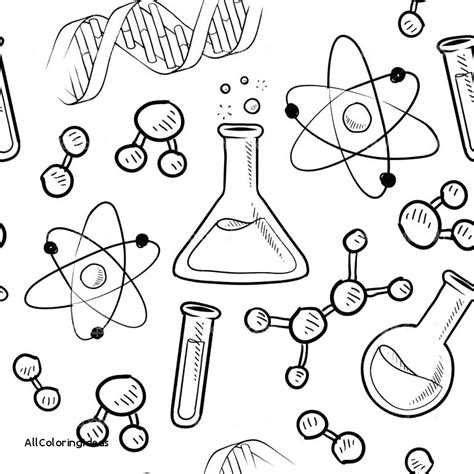 Physics Coloring Page A Free Science Coloring Printable