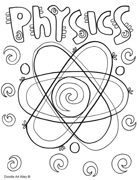 Physics Coloring Pages
