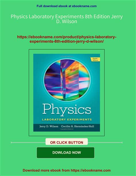 Physics Laboratory Experiments 8th Edition Pdf