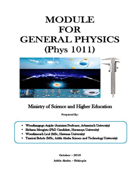 Physics Module Pdf: Physics Module 01 - Prayas Jee 2024 PDF image 1