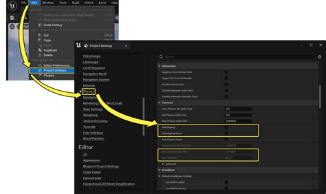 Physics Sub-Stepping in Unreal Engine Unreal Engine 5.0 Documentati…