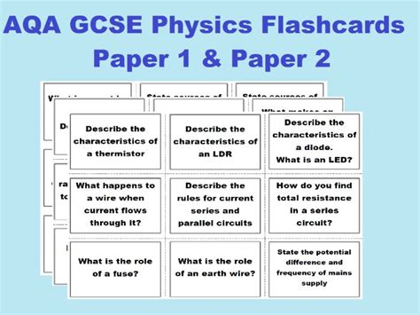 Physics flashcards gcse.  Study with Quizlet and memorise flashcards containing ...
