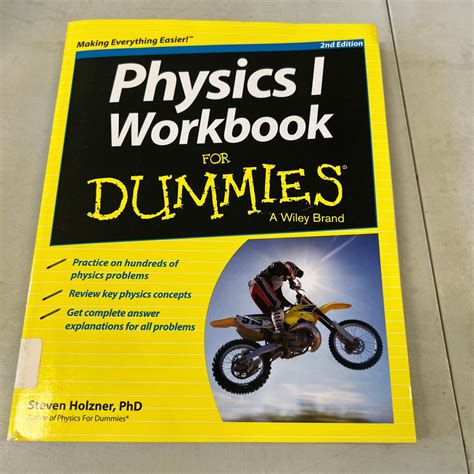 Read Online Physics I Workbook For Dummies By Steven Holzner