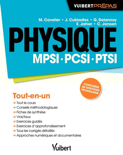 Physique MPSI-PCSI-PTSI