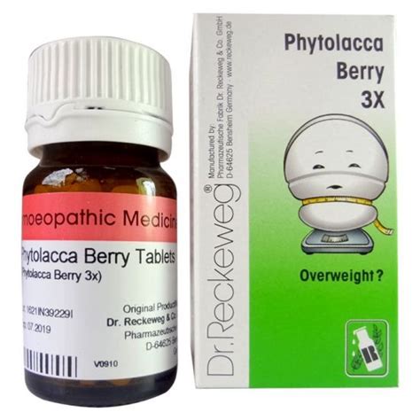 Phytolacca Berry Tablets, Homeopathy Weight Management Tablet