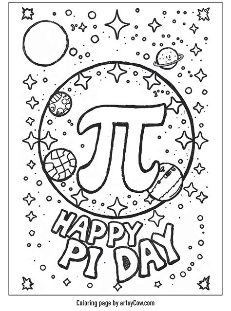 Pi Day Coloring Shee