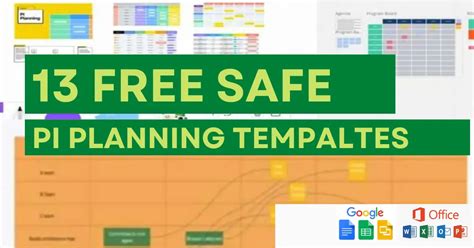 Pi Planning Excel Template