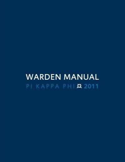 Pi kappa phi warden manual 2015. - 2004 mercedes clk 320 owners manual.