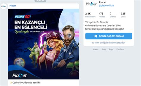 Piabet telegram