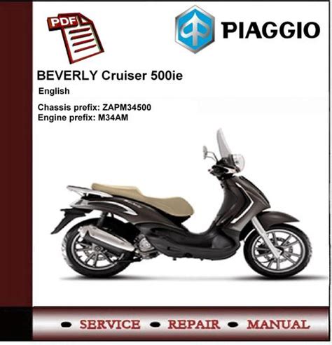 Piaggio beverly cruiser 500 ie workshop manual 2007 2008 2009. - Einführung in die moderne optik fowles lösungshandbuch.