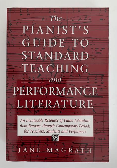 Pianist s guide to standard teaching and performance literature. - Crónica de la provincia franciscana de cartagena.