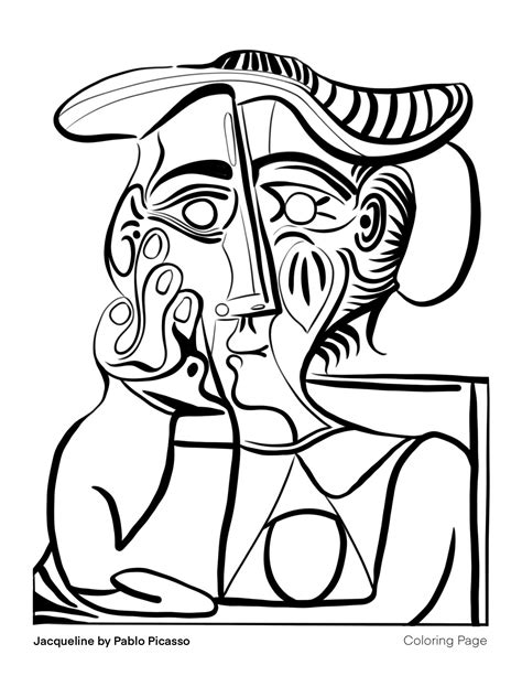 Picasso Coloring Pages