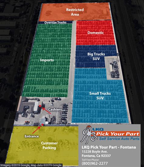 Pick a part fontana inventory near me. LKQ Pick Your Part – VICTORVILLE17229 Gas Line RoadVictorville, California 92394. API Loading Info…. Year Make Model. Color. 