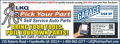 Pick your part price list. If you are looking for quality used auto parts in Chattanooga, TN, visit LKQ Pick Your Part, the leading salvage yard in the area. You can browse our online inventory, contact us for any inquiry, or sell your unwanted vehicle for cash. Plus, enjoy our 90-day worry-free guarantee on all parts you buy. 