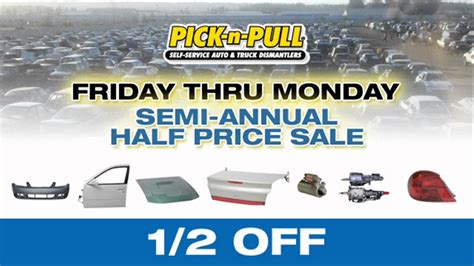 Pick-n-pull half off days. Things To Know About Pick-n-pull half off days. 