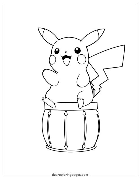 Pickachu Coloring