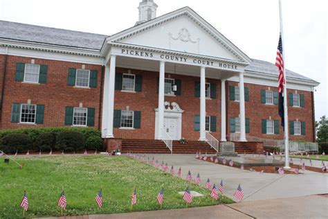 Pickens county ga courthouse. .  ...