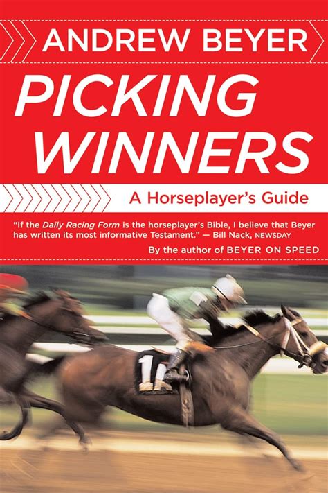 Picking winners a horseplayer s guide by andrew beyer. - The independent producers guide to film finance.