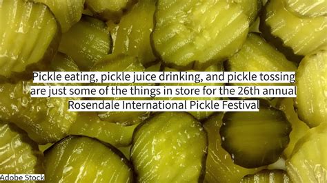 Pickle triathlon? Festival celebrating pickles coming to New Paltz