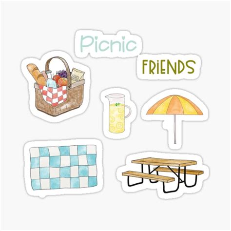 Picknics Stickers for Sale Redbubble