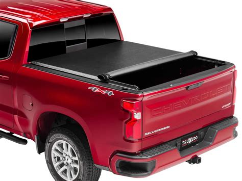 Pickup bed covers. TonnoPro Tri-Fold Soft Tonneau Cover. (889 Reviews) From $299.00. Free Shipping. Check to Compare. Showing of 91 products View All. The Chevrolet Silverado has long been Chevy's standard-bearing pickup truck. For this all-purpose work machine, a Chevy Silverado tonneau cover is a perfect addition. 