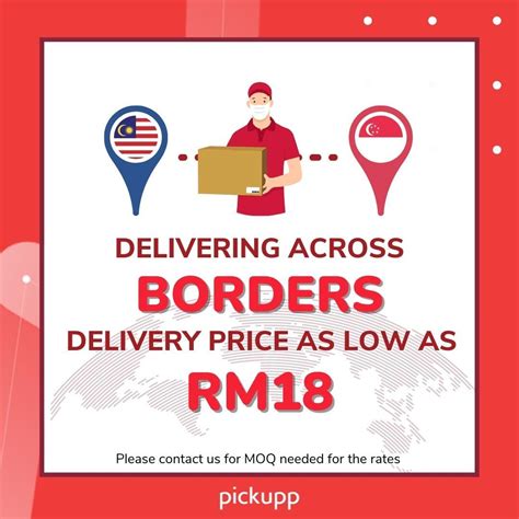 Pickupp Malaysia is now delivering to Singapore!