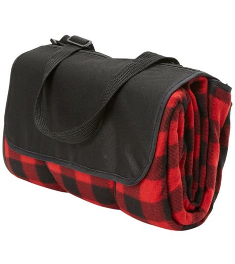 Picnic Time Blanket Tote Red/Black Buffalo Plaid at SwimOutlet.com