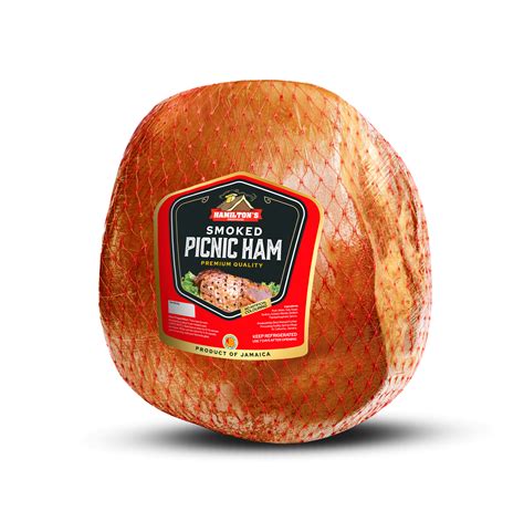 Picnic ham. Trim thick skin (rind), and fat off ham. Spread about 1 1/2 cups of brown sugar on the bottom off the slow cooker crock. Place the ham flat side down into slow cooker. Rub remaining brown sugar onto top of ham. Cover, and cook on Low for 6-8 hours. 