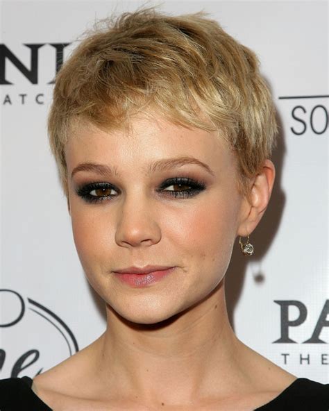 4. Nape Undercut. This is a distinguishing factor between hairstyles and fashion style. As you can notice, this blonde pixie has undercut on the sides. It is the cut that makes the shape of the head to stand out. The mark of beauty comes with the long side sweeping bangs overlapping cut to the ear.. 