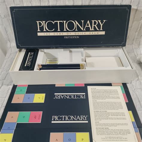 Pictionary First Edition 1985 Card Set ONLY – The Games Are Here